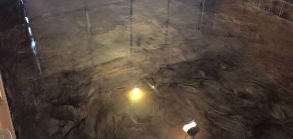 metallic epoxy garage floor metallic epoxy garage floor